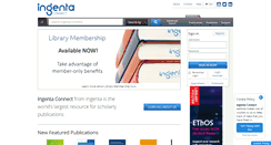 Desktop Screenshot of api.ingentaconnect.com