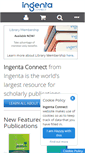 Mobile Screenshot of api.ingentaconnect.com