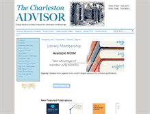 Tablet Screenshot of charleston.publisher.ingentaconnect.com